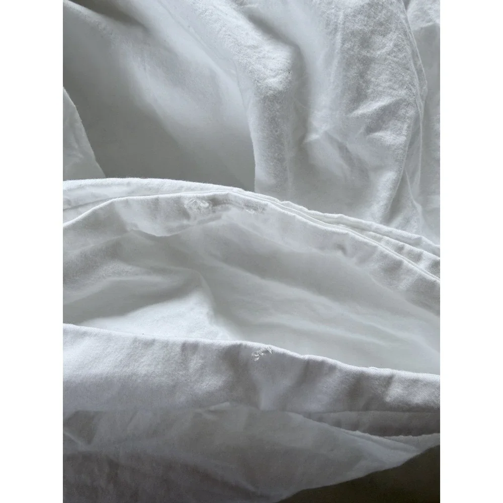 Simply Shabby Chic White‎ King Duvet Ruffle Cottage Core